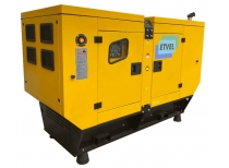 Дизельный генератор ETVEL ED-110B в кожухе с АВР 